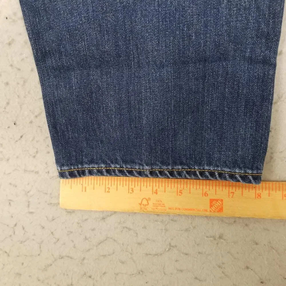 J Crew Jeans Mens 34x30 Blue Vintage Slim Straight Denim Medium Wash‎ Casual